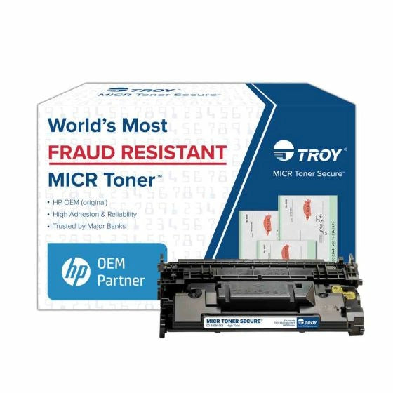 TROY M507/M528 MICR Toner Secure High Yield Cartridge (Coordinating HP Part Number: CF289X)