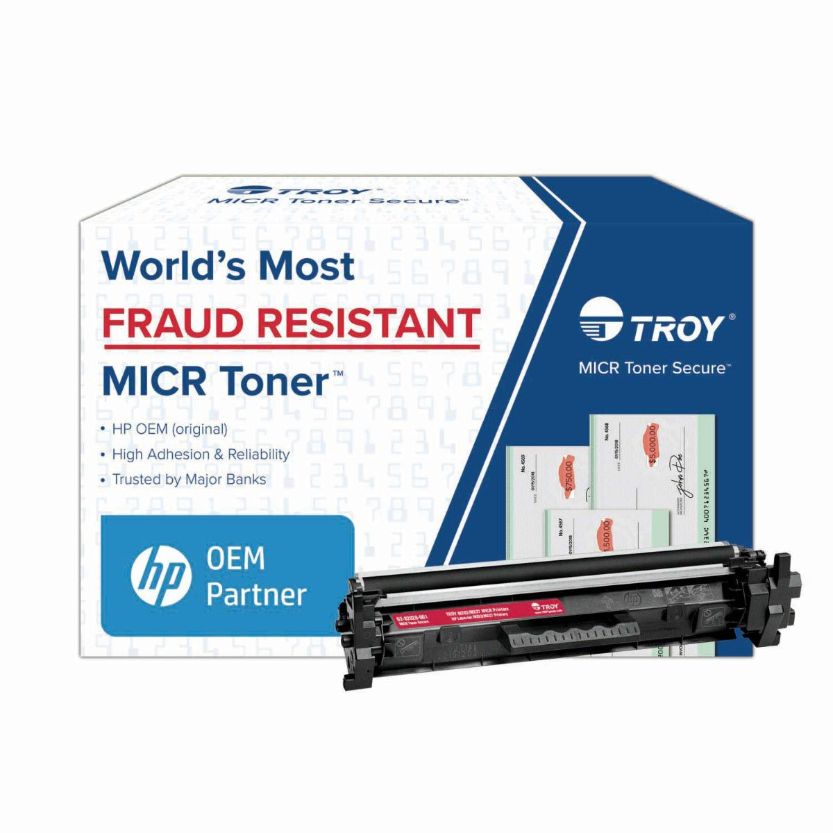 TROY M203/M227 MICR Toner Secure Standard Yield Cartridge (Coordinating HP Part Number: CF230A)