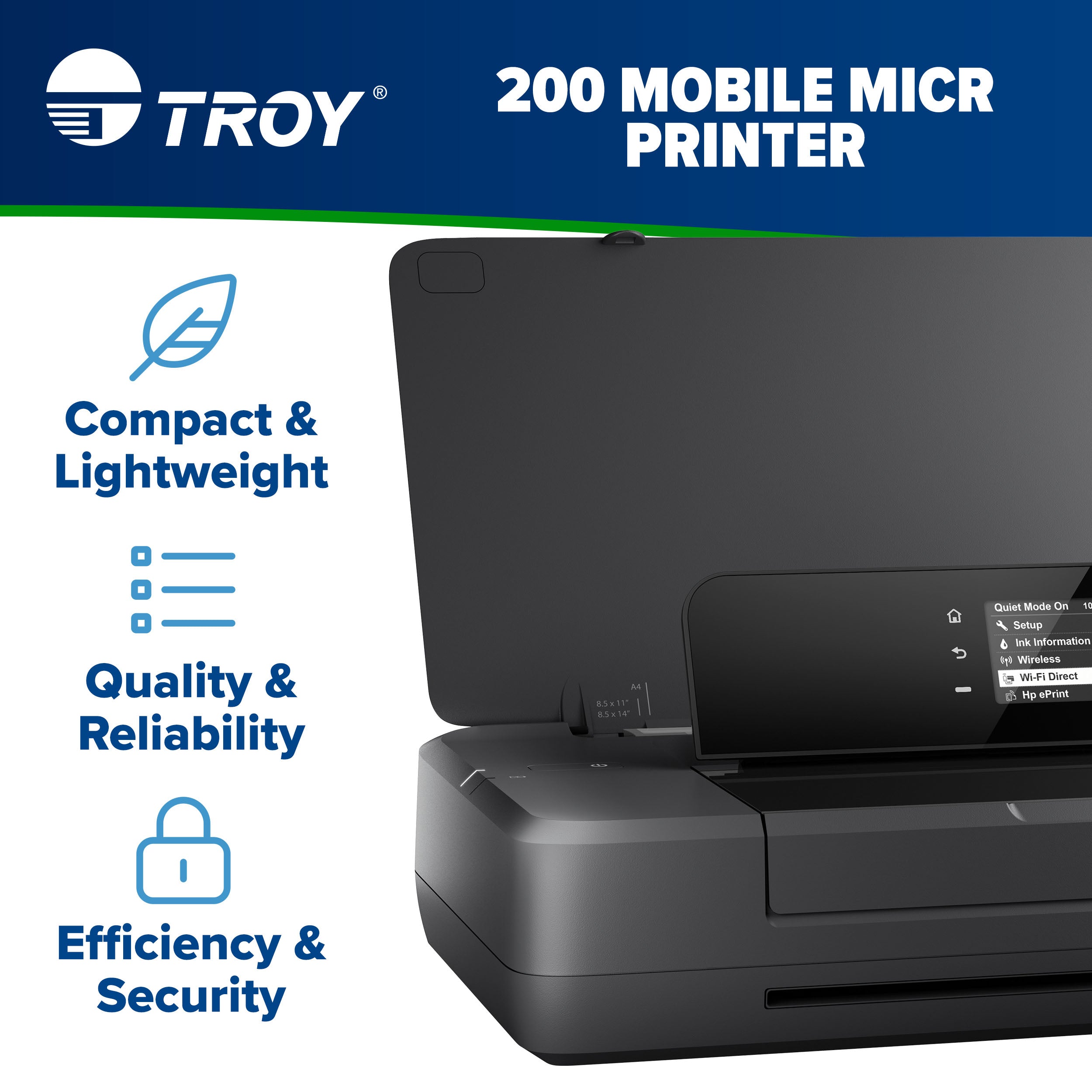 Micr Projection Printer 200 Mobile MICR Printer | TROY Group