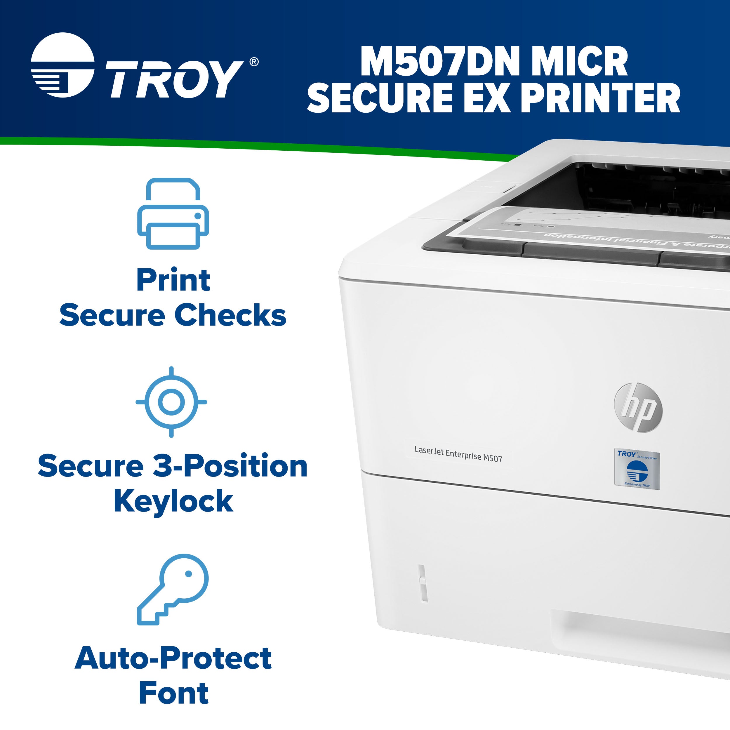 Micr Projection Printer TROY M507dn MICR Secure Ex Printer – TROY Group