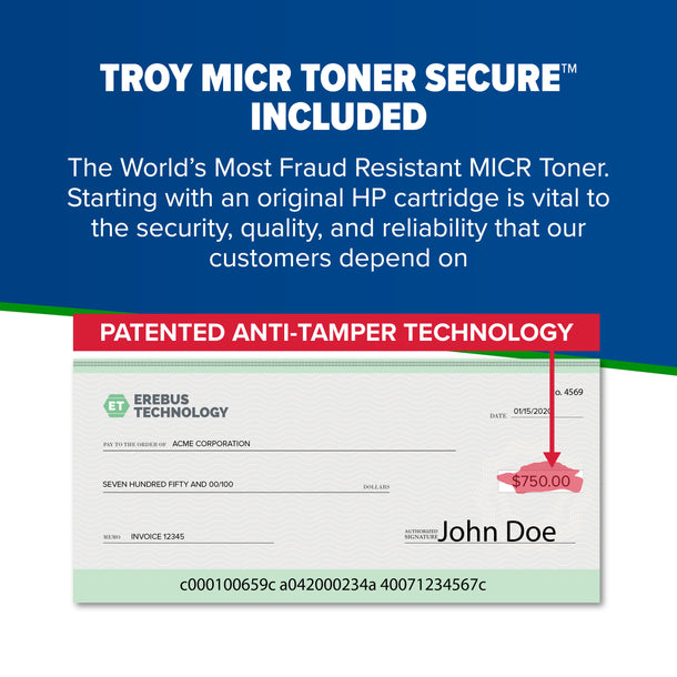 Micr Projection Printer TROY HP 4001dn MICR Printer | TROY Group